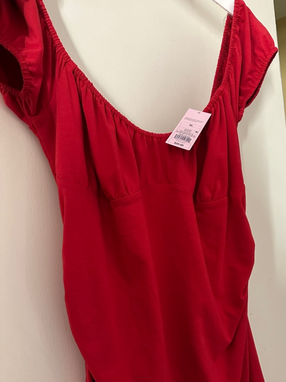 wild fable Red Scoop-Neck Mini Dress